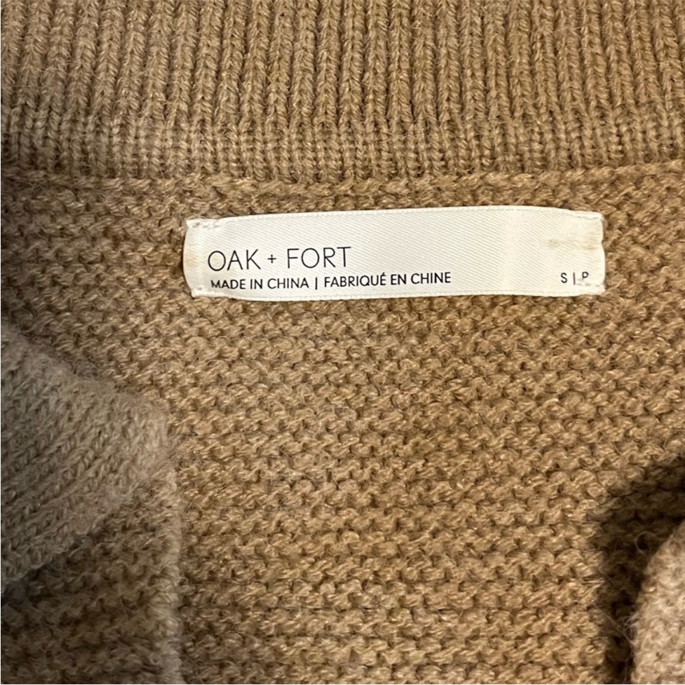 OAK + FORT Fall Collared Sweater - Picture 7 of 7